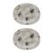 Hello Honey® 10.25" Multicolor Blossoming Meadow Stoneware Platters, 2ct.